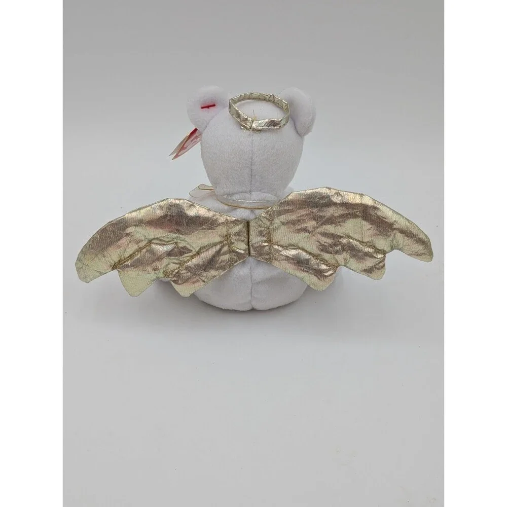 Ty Beanie Babies Halo II 2000 Angel Bear W/ Wings & Halo With Tag Plush Doll Toy